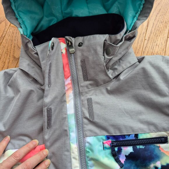 ROXY Jetty Block JK Snowboard Jacket Coat Medium - Picture 6 of 16